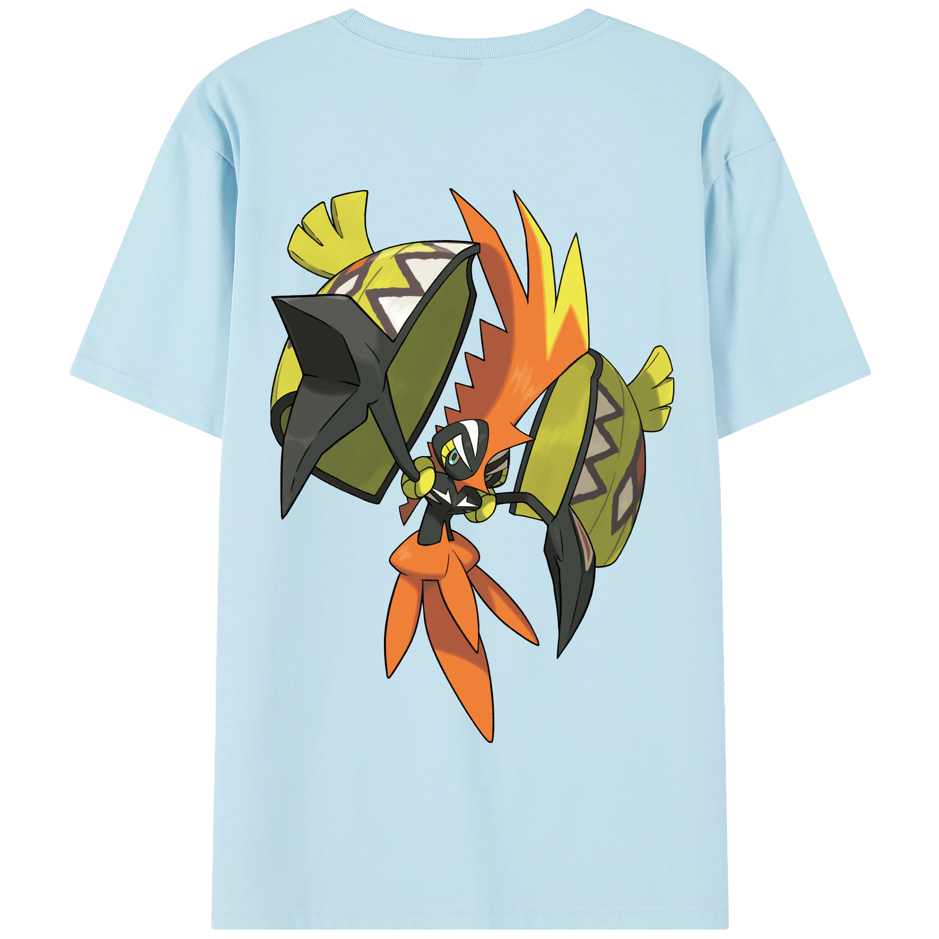（画像用） ポケットモンスター Pokémon 綿100％半袖Tシャツ（背面プリント）
